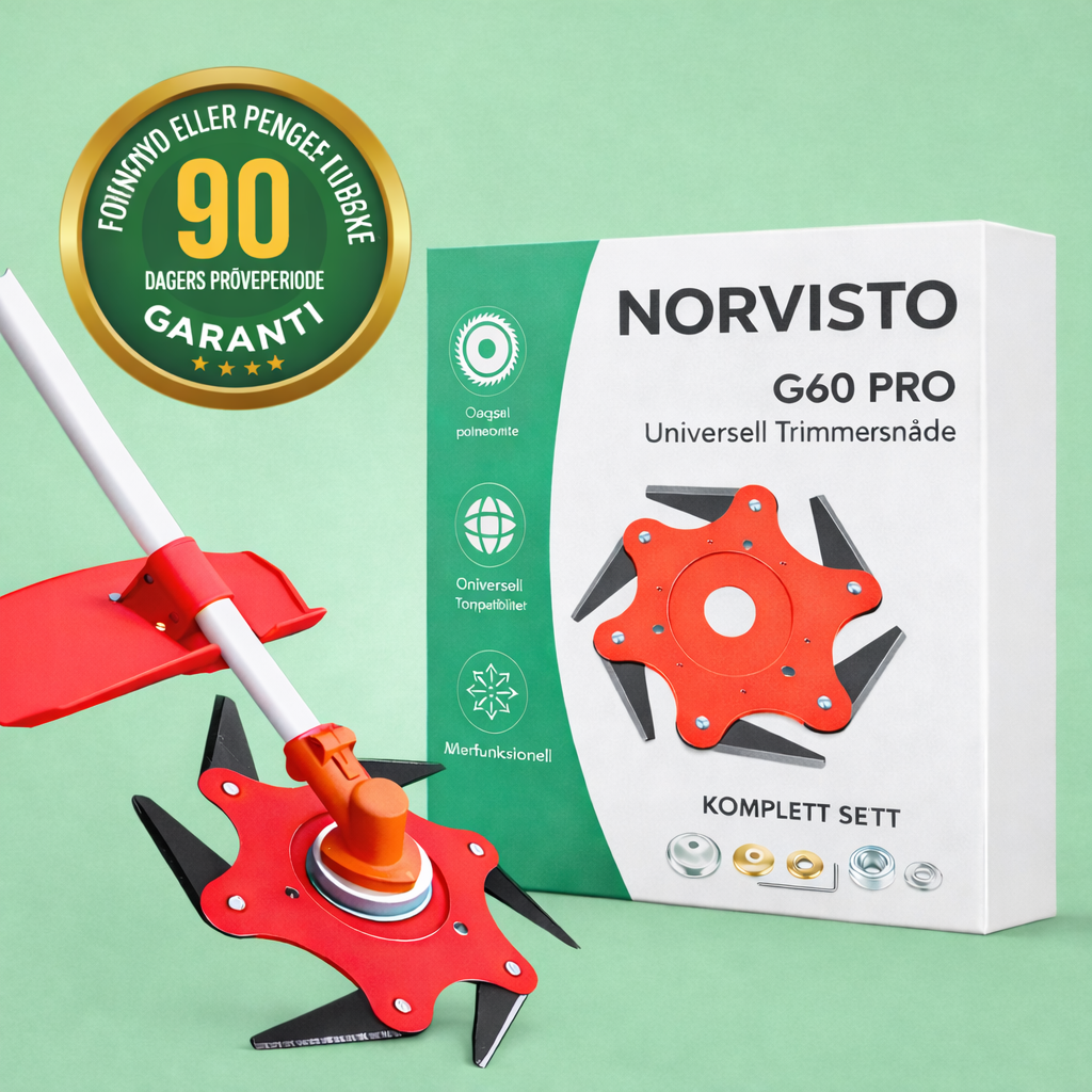G60 PRO | Universelt Trimmerhode | Allsidig Verktøy for en Perfekt Hage